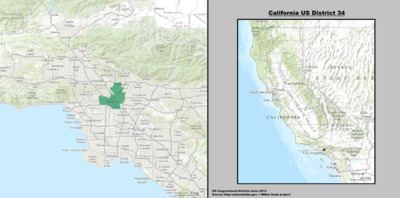 California's 34th congressional district California39s 34th congressional district Wikipedia