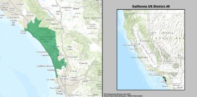 California's 49th congressional district California39s 49th congressional district Wikipedia
