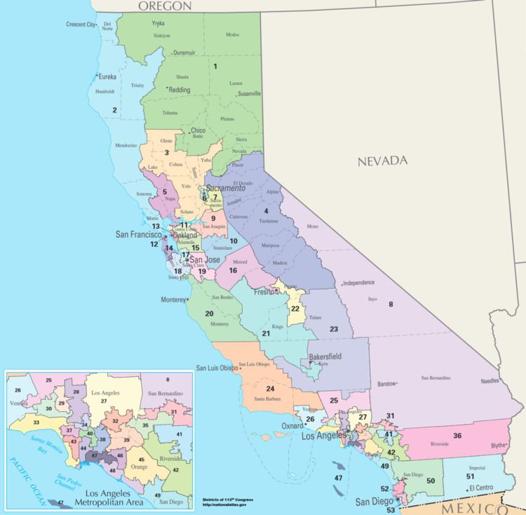 California's congressional districts