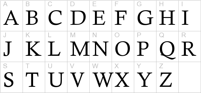 old style typeface for windows