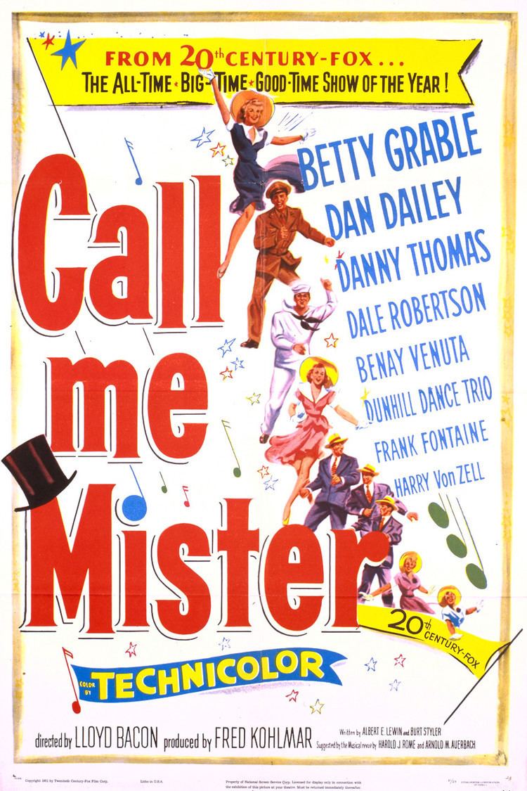 Call Me Mister (film) wwwgstaticcomtvthumbmovieposters5849p5849p