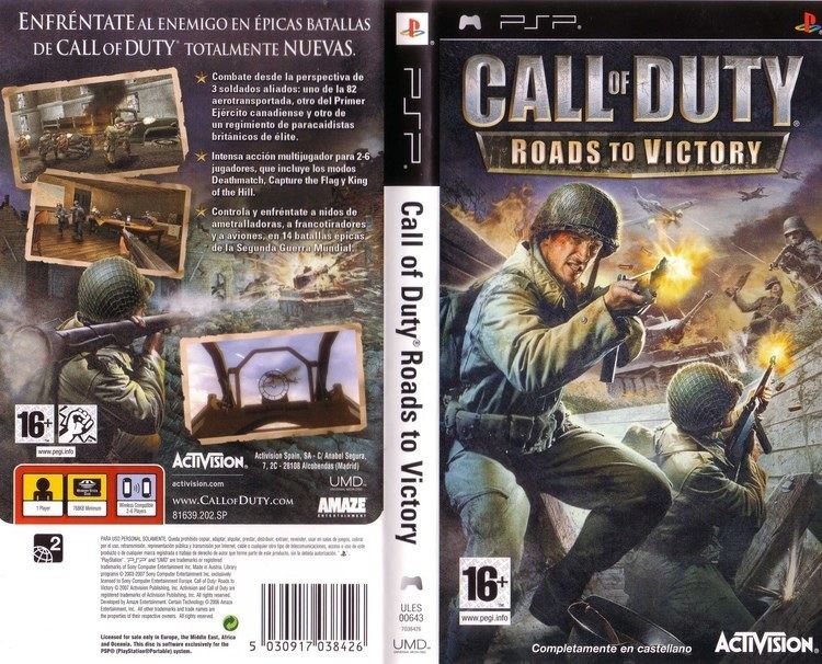 Call of Duty: Roads to Victory Call of Duty Roads to Victory PSP Gameplay PPSSPP Emulator PC