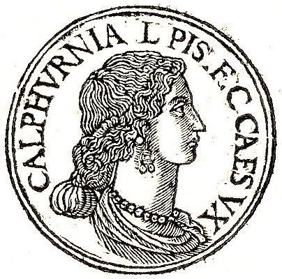 Side view portrait of Calpurnia