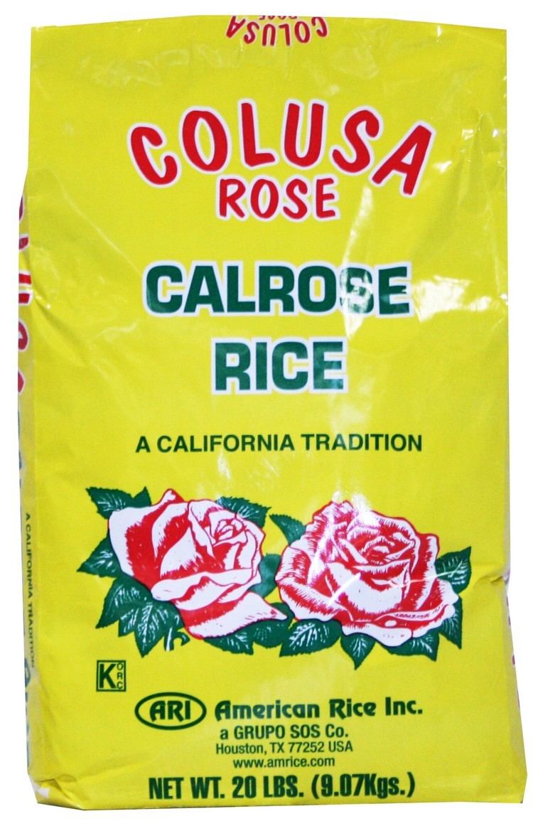 Calrose rice Colusa Rose Calrose Rice