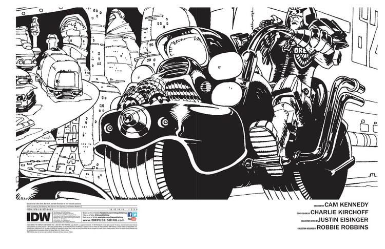 Cam Kennedy PREVIEW Judge Dredd The Cam Kennedy Collection Vol 1