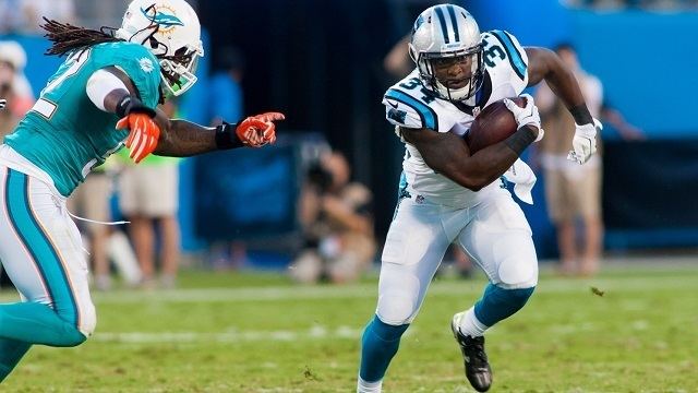 Cameron Artis-Payne With Carolina Panthers Running Back Cameron ArtisPayne