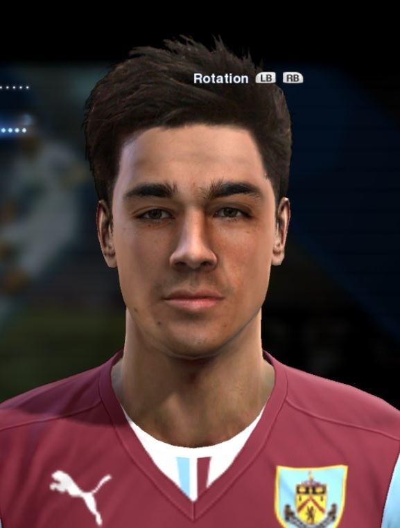 Cameron Howieson Howieson Cameron face for Pro Evolution Soccer PES 2013