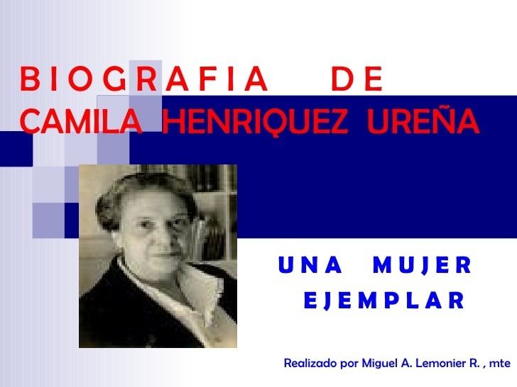 Camila Henríquez Ureña Biografia camila henriquez urea abril 2012