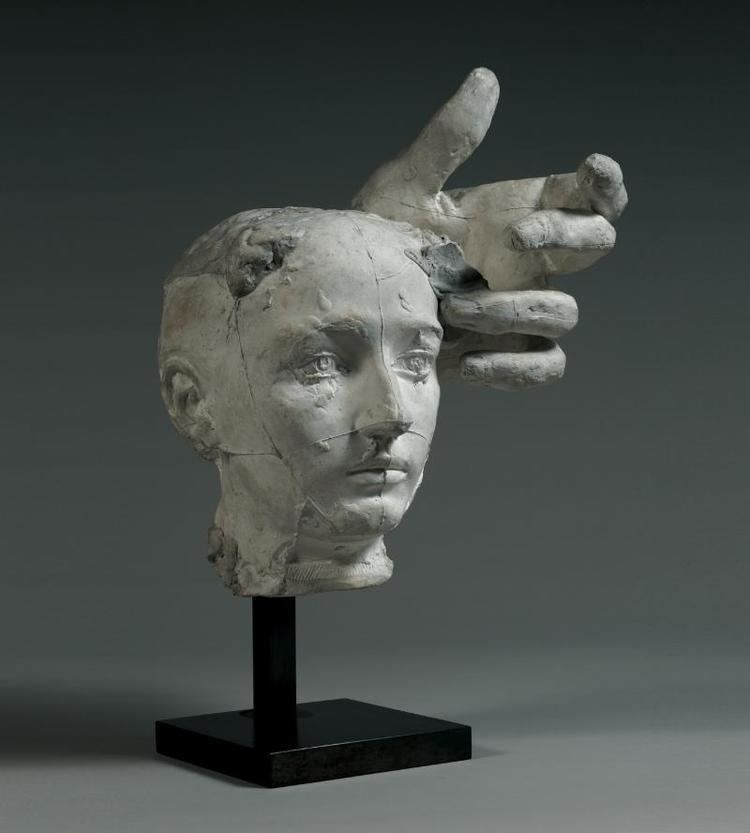 Camille Claudel Assemblage Mask of Camille Claudel and Left Hand of