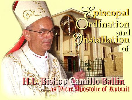 Camillo Ballin HL BISHOP CAMILLO BALLIN39S EPISCOPAL ORDINATION Holy