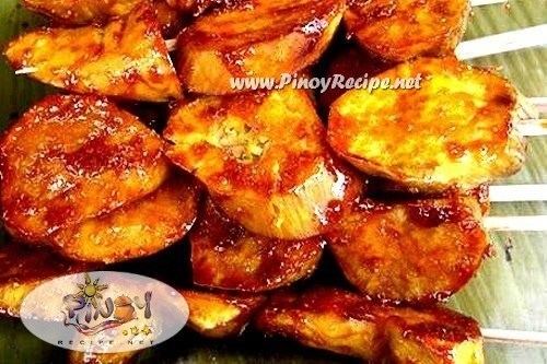 Camote cue Camote Cue or Kamote Que Recipe Filipino Recipes Portal