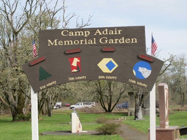 Camp Adair Division Memorials Camp Adair