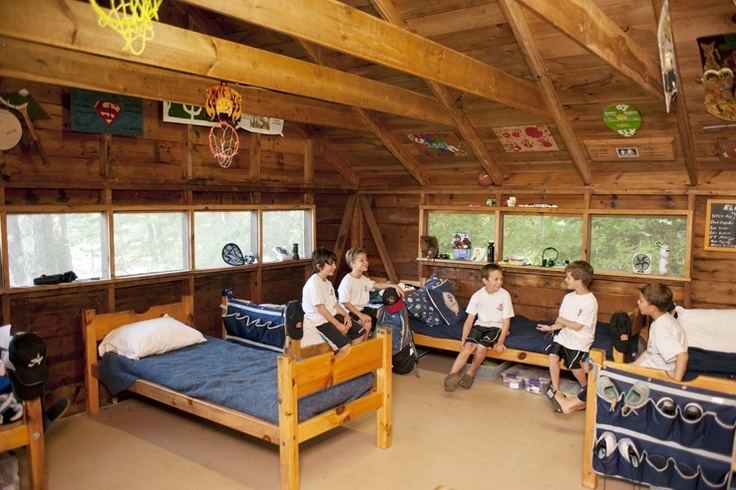 Camp Androscoggin The bunks at Camp Androscoggin a boys summercamp in Wayne Maine