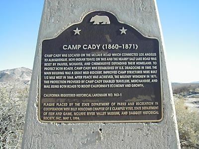 Camp Cady Historic California Posts Camp Cady
