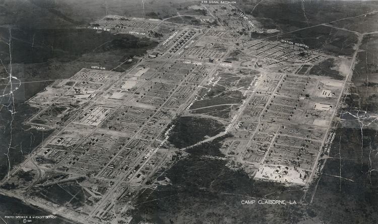 Camp Claiborne Photo Galleries Camp Claiborne Map 1941 Camp Claiborne