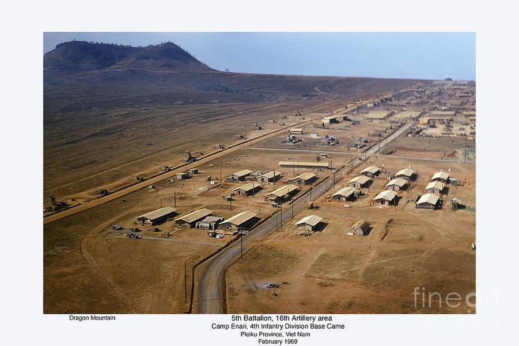 Camp Enari Aerial Of Camp Enari 4th Id Base Camp Dragon Mountain Vietnam 1969