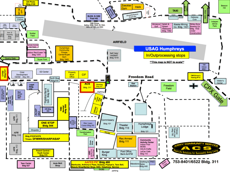 Camp Humphreys Map