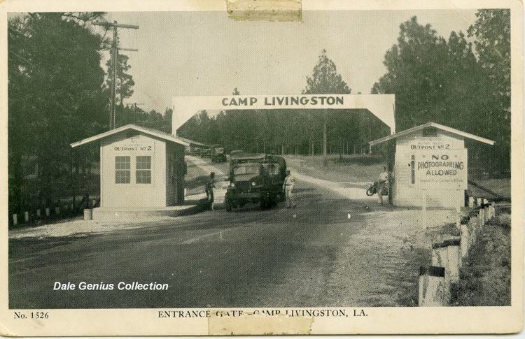 Camp Livingston wwwalexandrialouisianacomimagesmilitarycamps