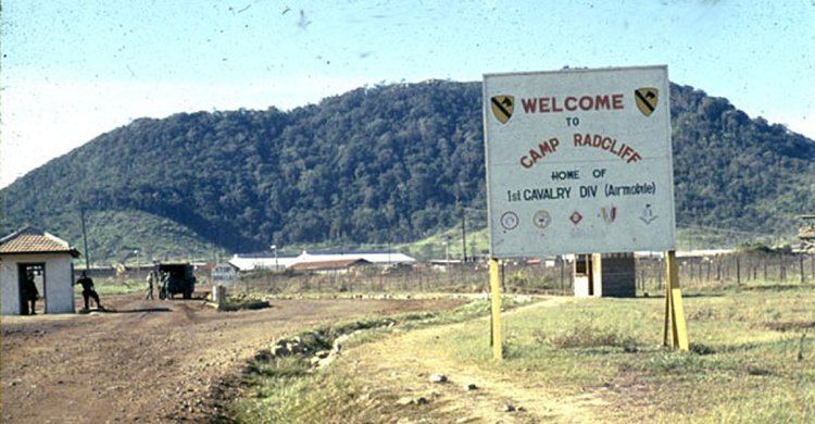 Camp Radcliff Camp Radcliff Gate close to An Khe Vietnam Entry gate of the Camp