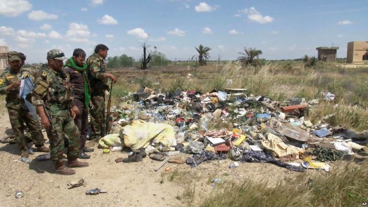Camp Speicher Mass Grave of Iraq Soldiers Exhumed in Tikrit
