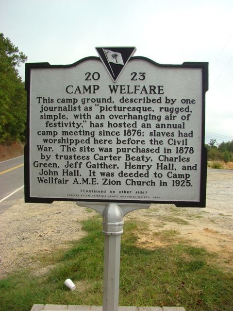 Camp Welfare Find A Grave Camp Welfare AMEZ Church Cemetery
