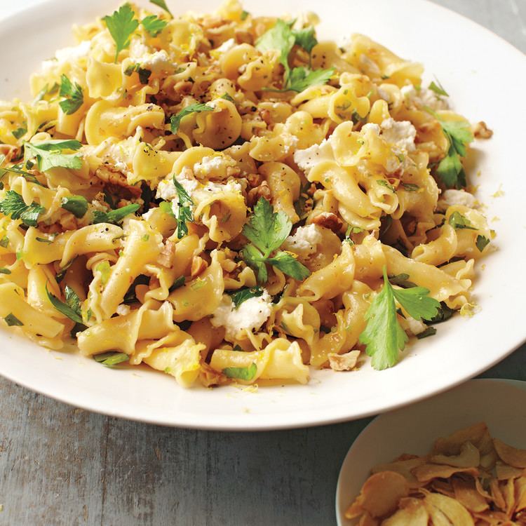 Campanelle Campanelle with Walnuts Ricotta and Lemon