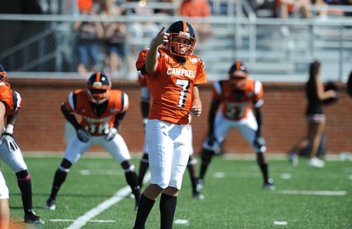 Campbell Fighting Camels football PioneerFootballorg Campbell39s Eberwein earns presigious NCAA