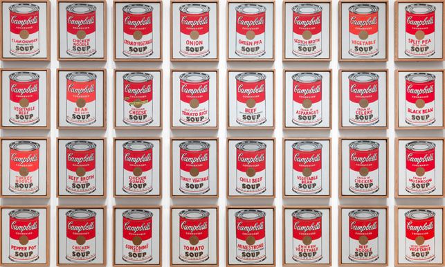Campbell's Soup Cans MoMA Serial amp Singular Andy Warhol39s Campbell39s Soup Cans