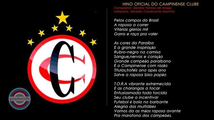 Campinense Clube Hino do Campinense Clube PB Hino Popular YouTube