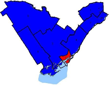 Canadian federal election results in Eastern Ontario