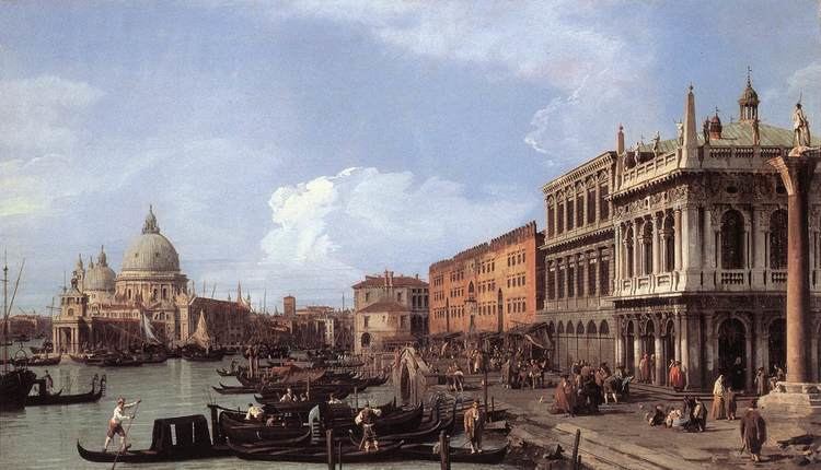Canaletto The Molo Looking West Canaletto WikiArtorg