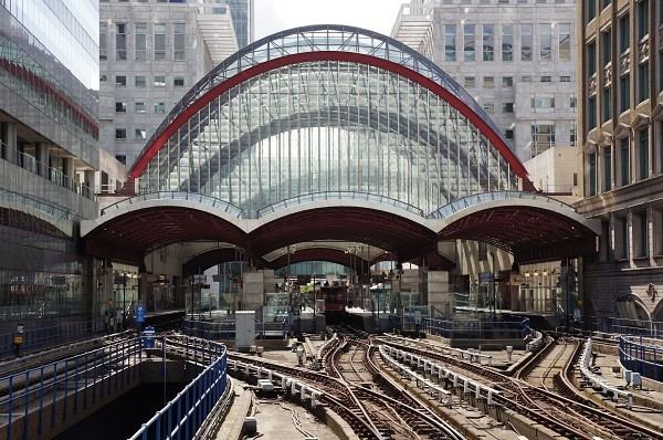 Canary Wharf DLR station Canary Wharf DLR station Tower Hamlets 1991 Structurae