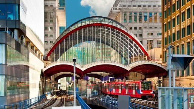 Canary Wharf DLR station Canary Wharf DLR Station Getting Around London visitlondoncom