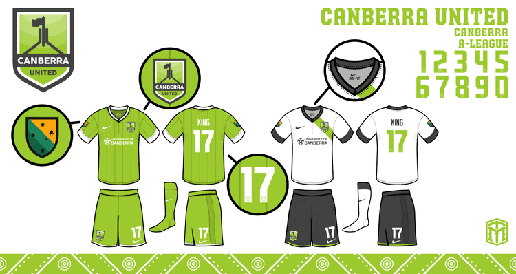 Canberra United FC ALeague Club Crest ReDesigns