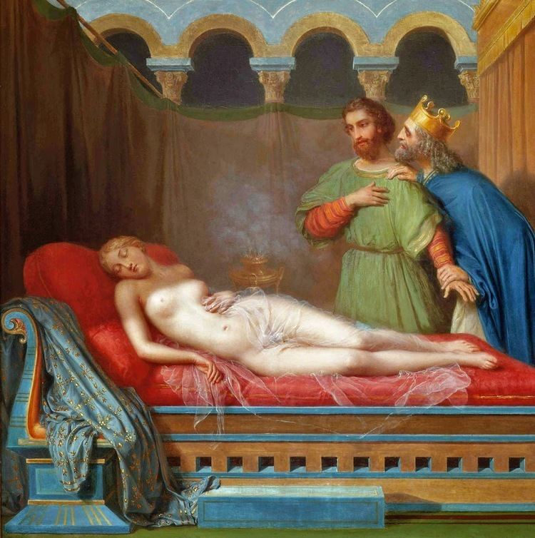 Candaules Peinture Franaise du 19me Sicle The Wife of King Candaules 1846