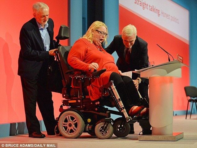Candy Atherton ExLabour MP Candy Atherton39s wheelchair gets caught in