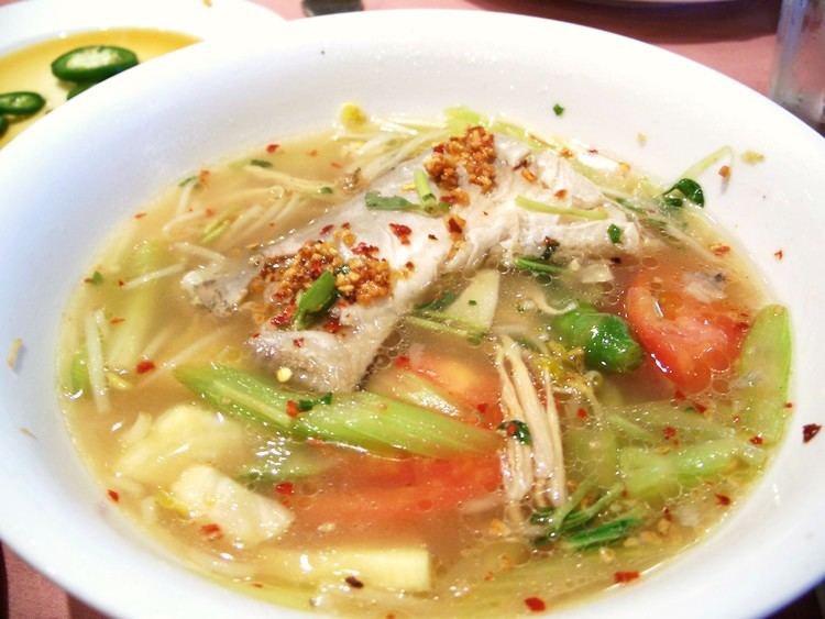 Canh chua Multitaste soup canh chua ca at Kim Son Flavor Boulevard