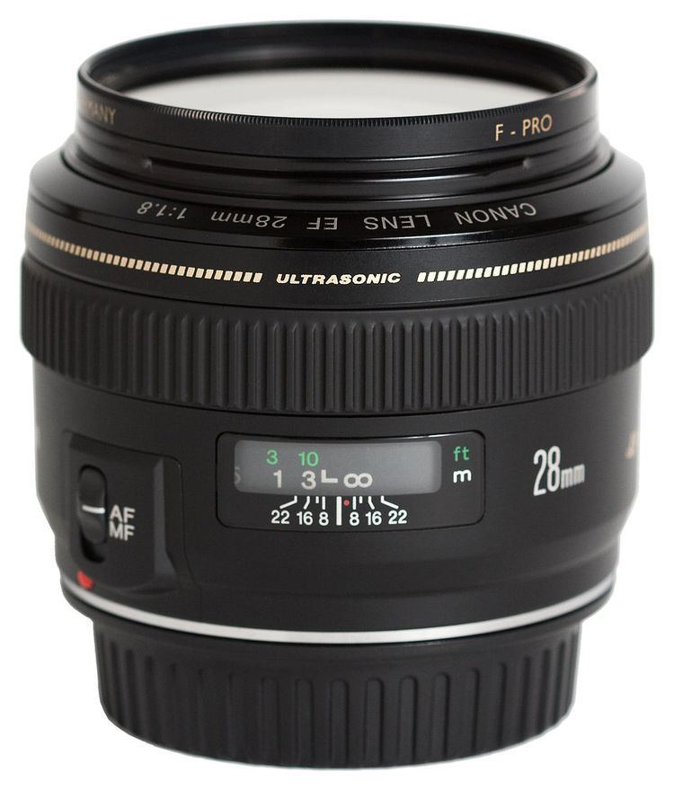 Canon EF 28mm lens