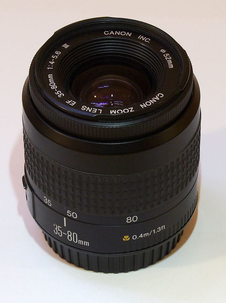 Canon EF 35–80mm lens