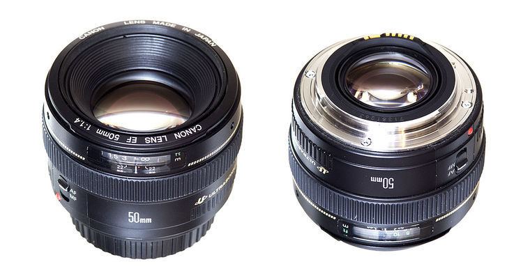 Canon EF 50mm lens