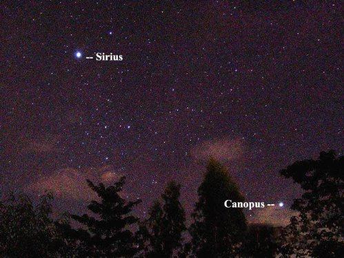 Canopus Secondbrightest star Canopus Brightest Stars EarthSky