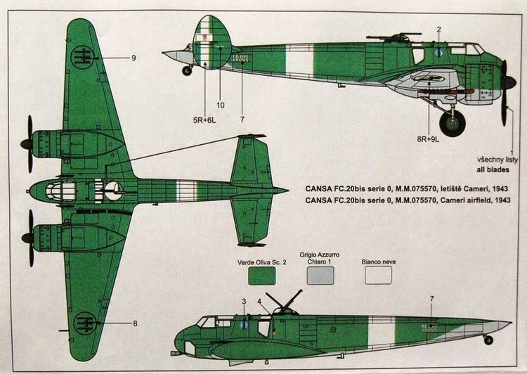 CANSA FC.20 Italian Aircraft of WWII CANSA FC20
