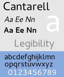 Cantarell (typeface) httpsuploadwikimediaorgwikipediacommonsthu