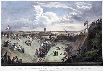 Canterbury and Whitstable Railway Opening of the Canterbury amp Whitstable Railway Kent 3 May 1830 by