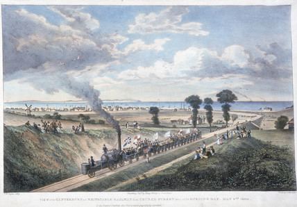 Canterbury and Whitstable Railway The opening of the Canterbury amp Whitstable Railway Kent 1830 by
