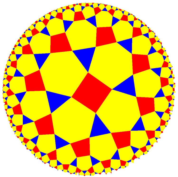 Cantic octagonal tiling