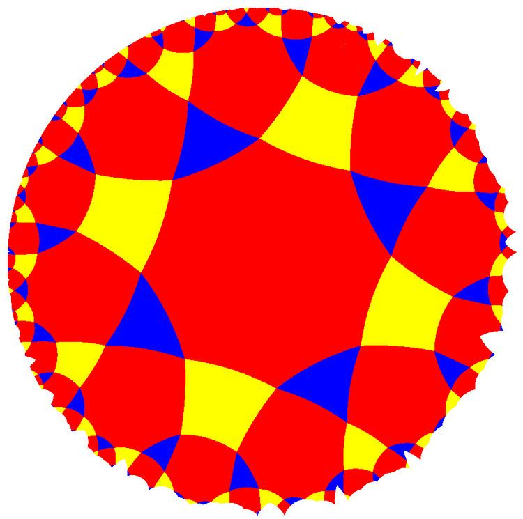 Cantic order-4 hexagonal tiling