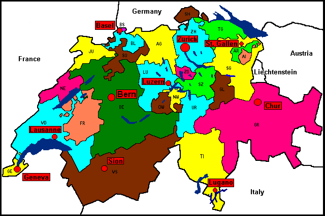 Cantons of Switzerland Cantons of Switzerland