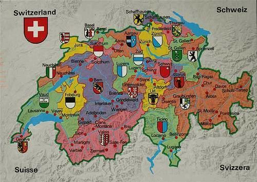 Cantons of Switzerland Swiss Cantons and Regions Where to find what when you visit