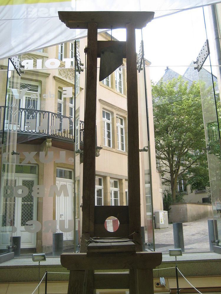 Capital punishment in Luxembourg